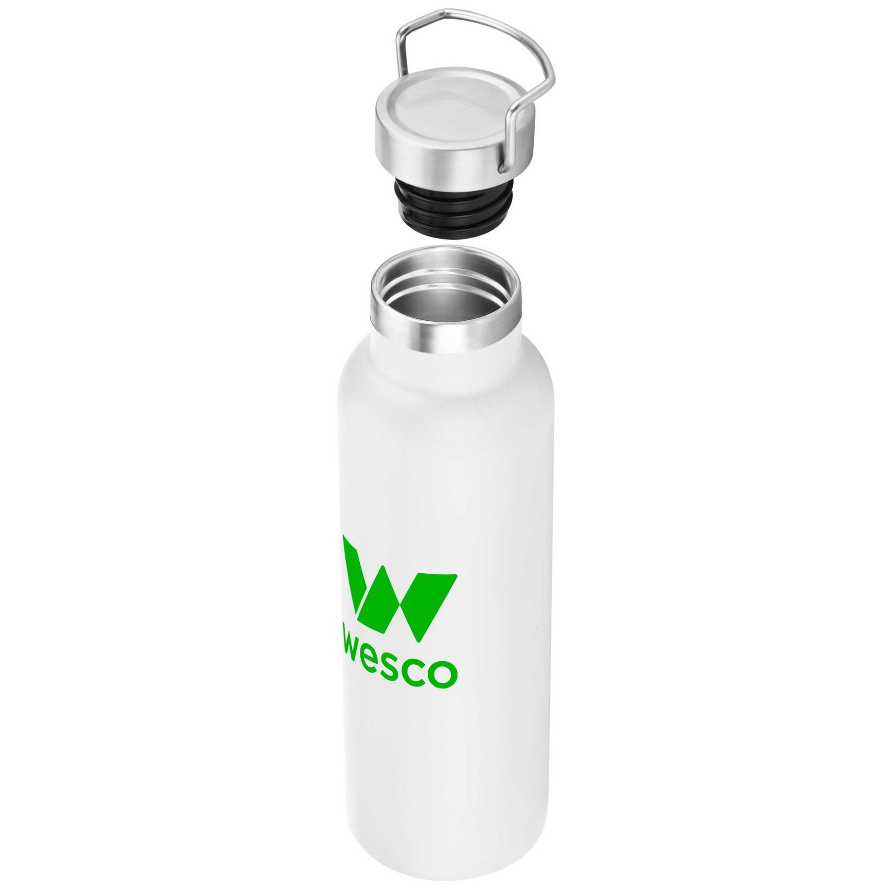 20oz Double-Wall Stainless Steel Water Bottle with Loop Handle 1