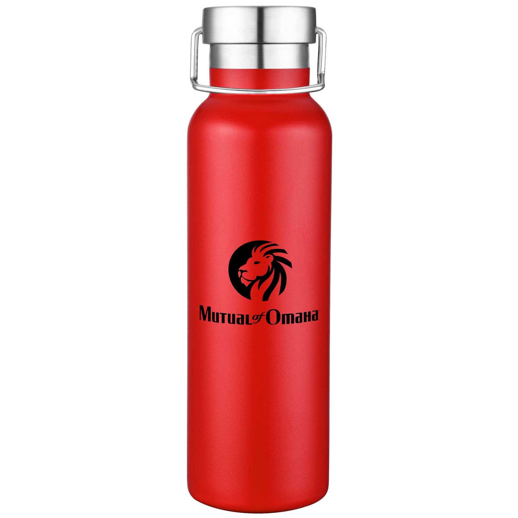 20oz Double-Wall Stainless Steel Water Bottle with Loop Handle 1