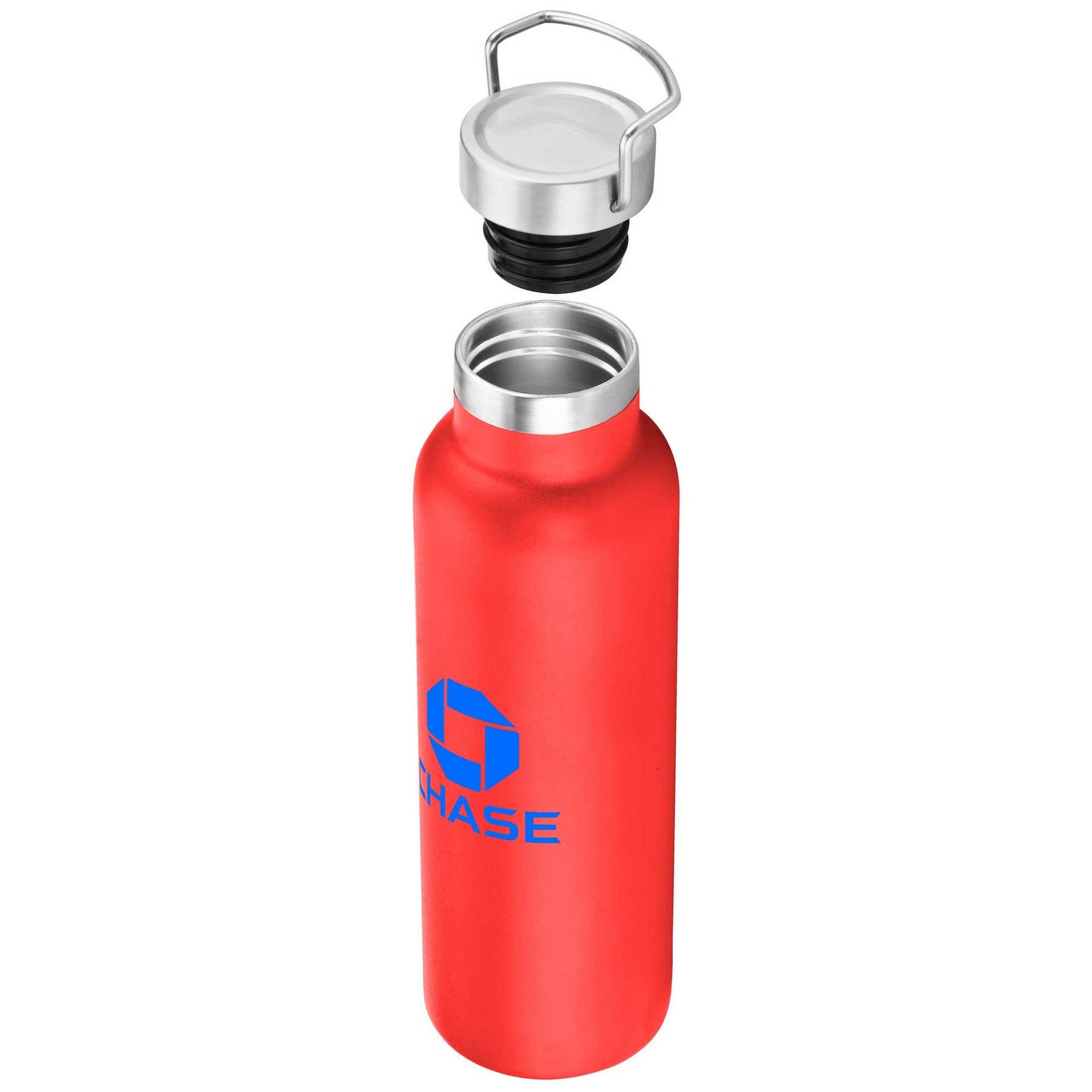 20oz Double-Wall Stainless Steel Water Bottle with Loop Handle 1