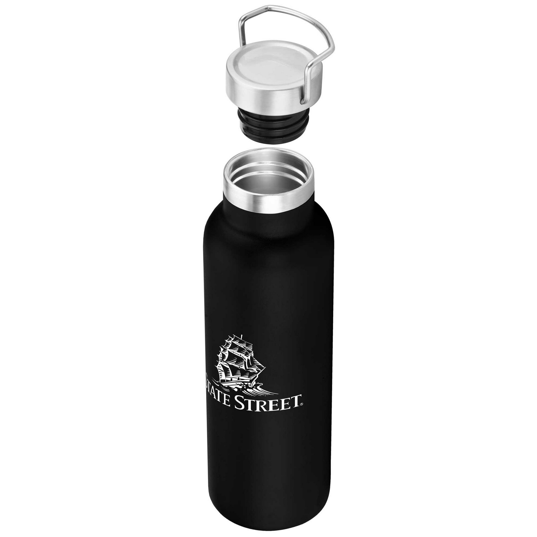 20oz Double-Wall Stainless Steel Water Bottle with Loop Handle 1