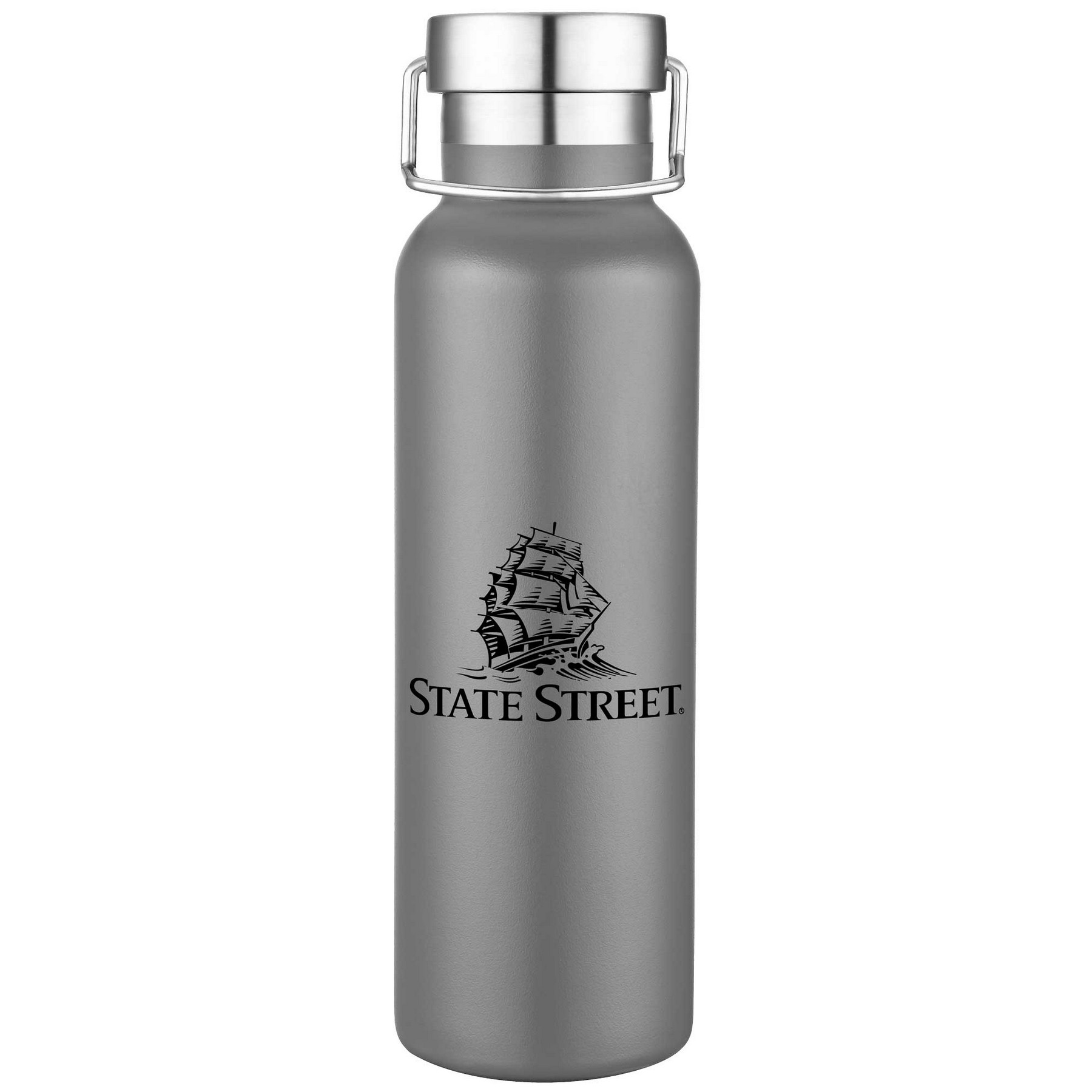 20oz Double-Wall Stainless Steel Water Bottle with Loop Handle 1
