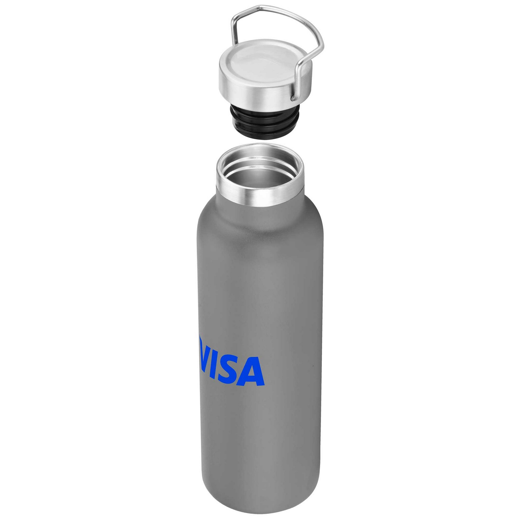 20oz Double-Wall Stainless Steel Water Bottle with Loop Handle 1