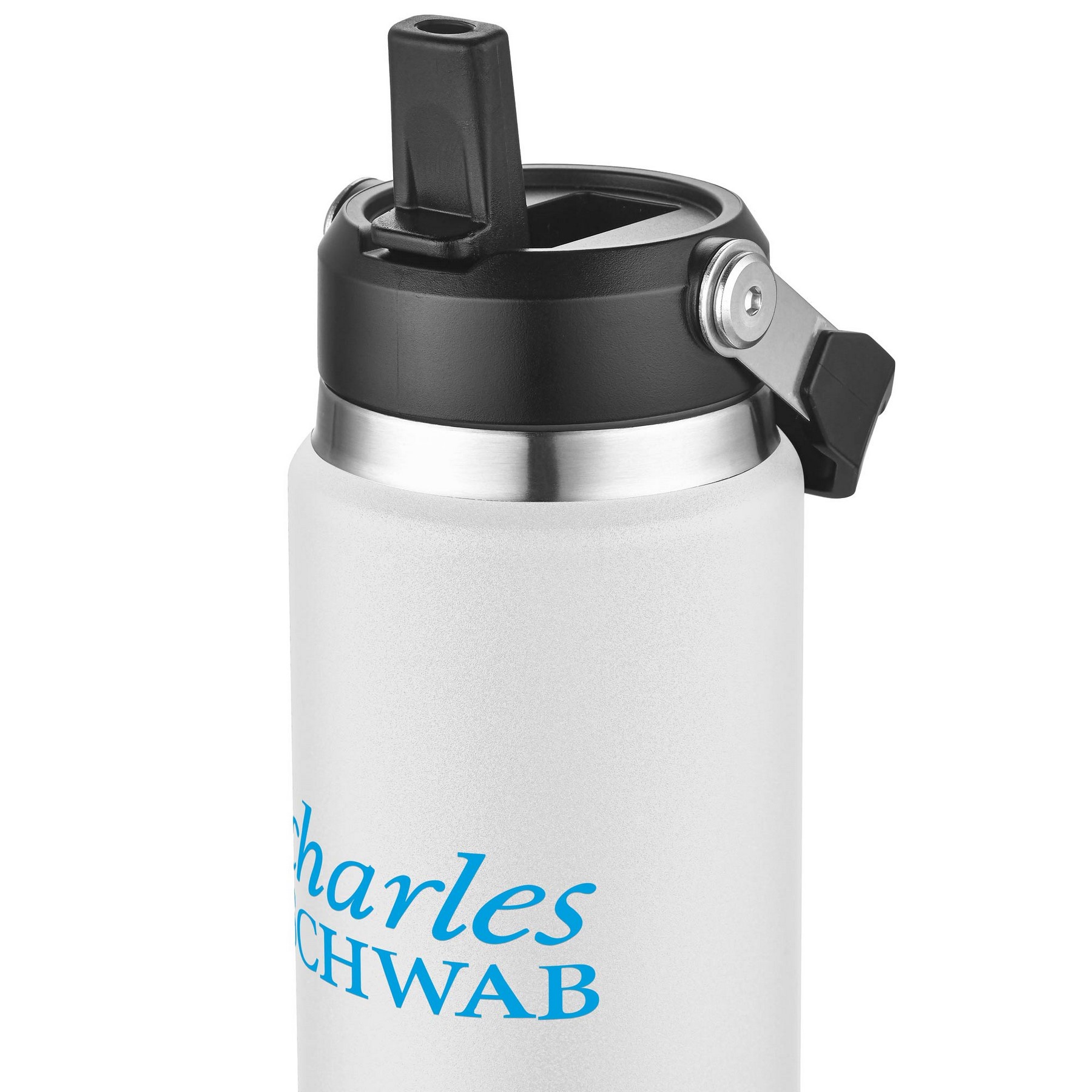 30 oz. Vacuum Insulated Bottle with Built-In Straw & Handle 1