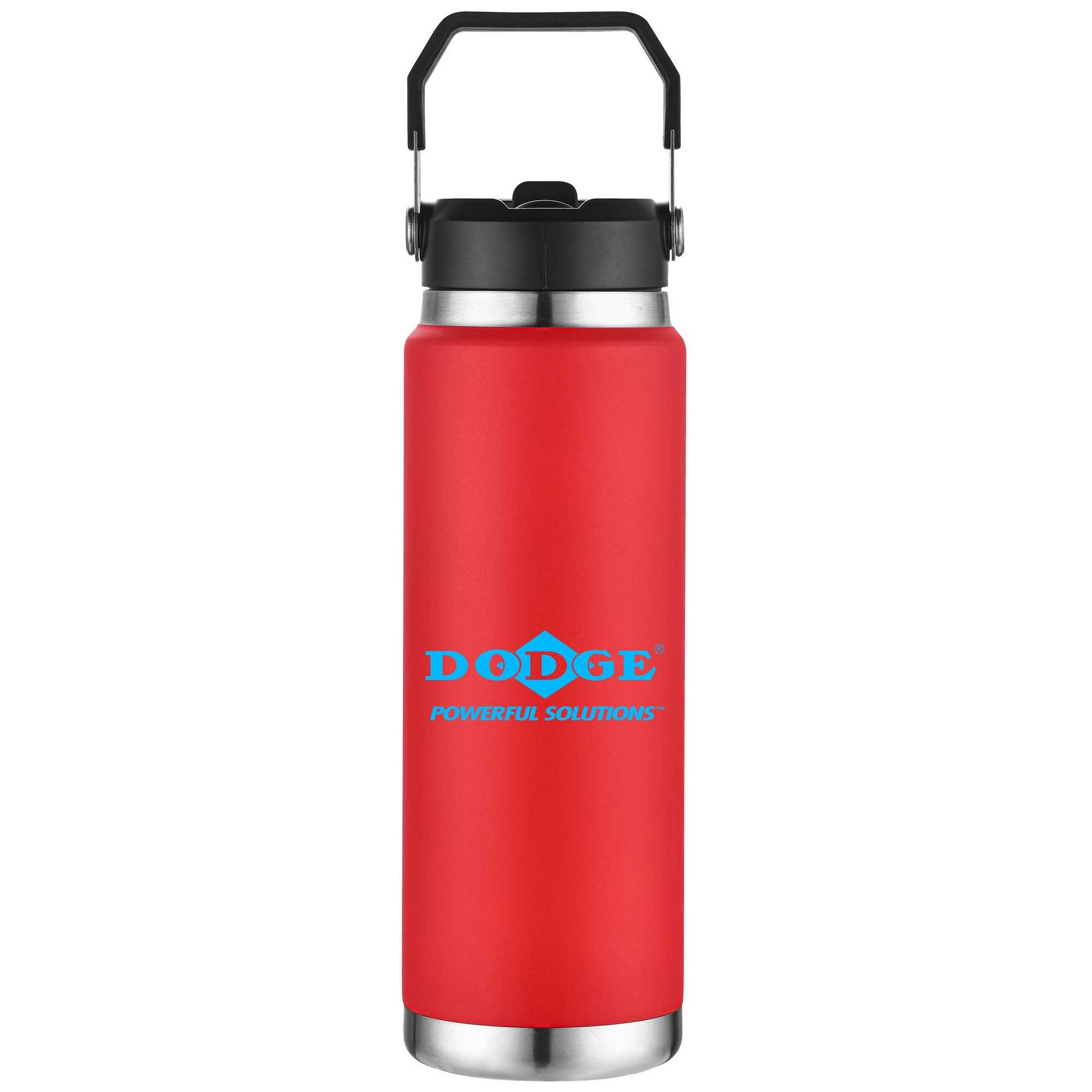 30 oz. Vacuum Insulated Bottle with Built-In Straw & Handle 1