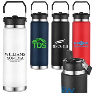 30 oz. Vacuum Insulated Bottle with Built-In Straw & Handle 1 30 oz. Vacuum Insulated Bottle with Built-In Straw & Handle 1