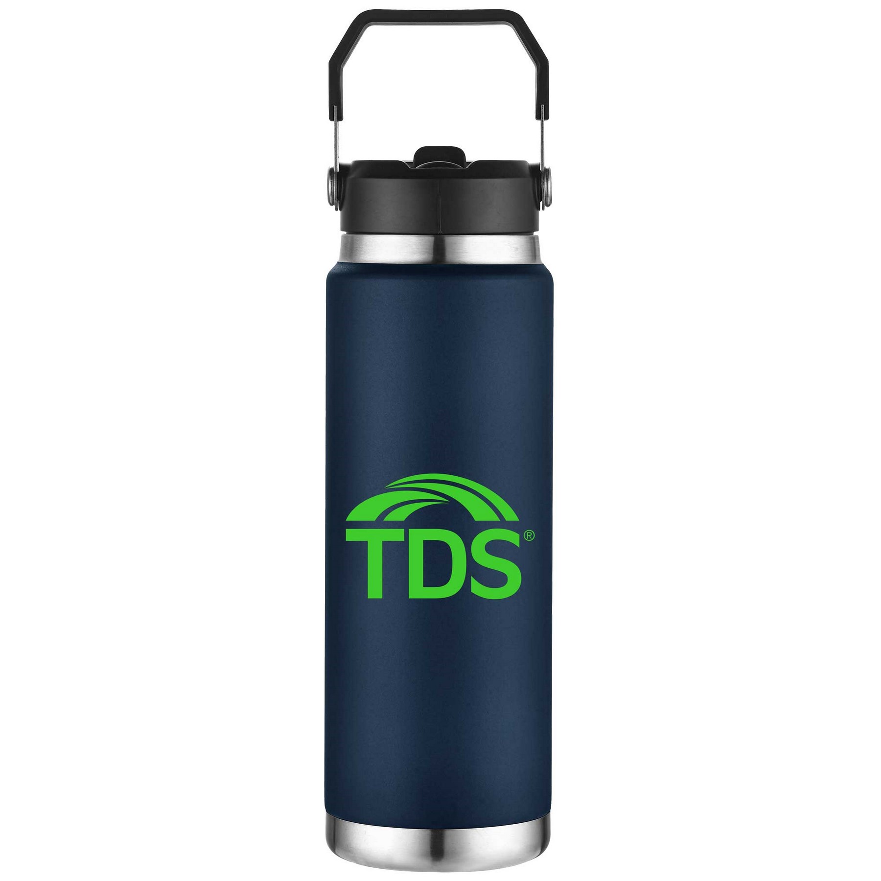 30 oz. Vacuum Insulated Bottle with Built-In Straw & Handle 1