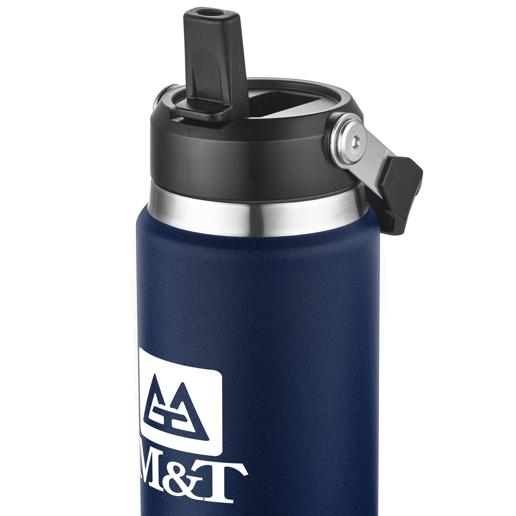30 oz. Vacuum Insulated Bottle with Built-In Straw & Handle 1
