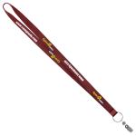 3/4" Recycled Screen Printed Lanyard (QuickShip) 18-24 Days - Burgundy 3/4" Recycled Screen Printed Lanyard (QuickShip) 18-24 Days - Burgundy