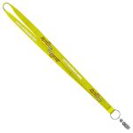 3/4" Recycled Screen Printed Lanyard (QuickShip) 18-24 Days - Yellow 3/4" Recycled Screen Printed Lanyard (QuickShip) 18-24 Days - Yellow