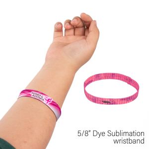 5/8" Wide Elastic Wrist Band (Factory Direct - 10-12 Weeks Ocean) 1 5/8" Wide Elastic Wrist Band (Factory Direct - 10-12 Weeks Ocean) 1
