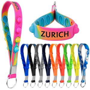 Popper Stress Reliever Key Chain 1