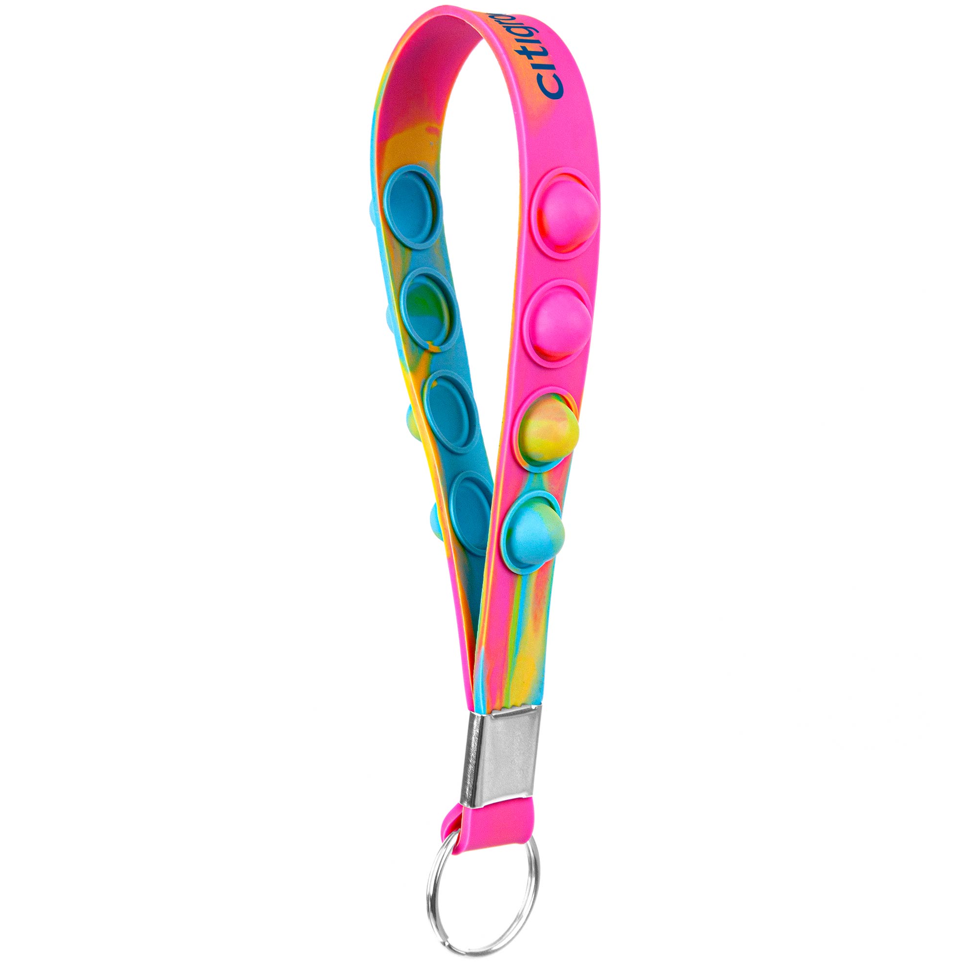 Popper Stress Reliever Key Chain 1