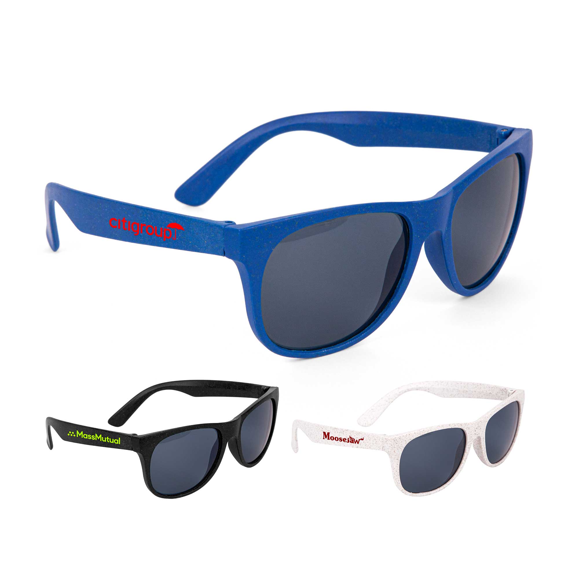 Retro Wheat Straw Sunglasses 1