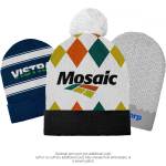 Adult Jacquard Beanie (10-12 Week Ocean) - Various Logo Set Adult Jacquard Beanie (10-12 Week Ocean) - Various Logo Set