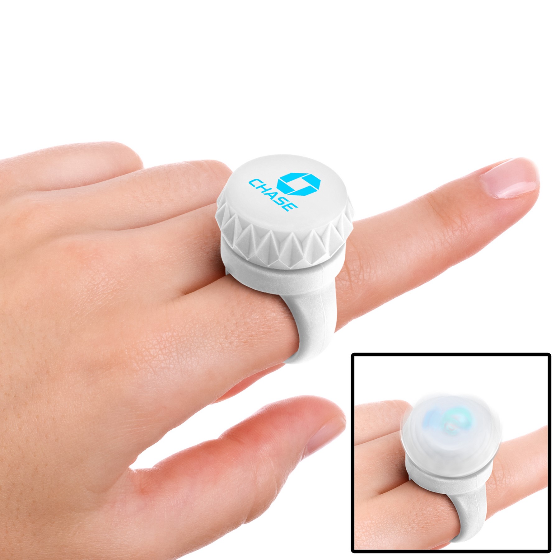 SmoothSpin Fidget Silicone Ring (Factory Direct) 10-12 Weeks 1