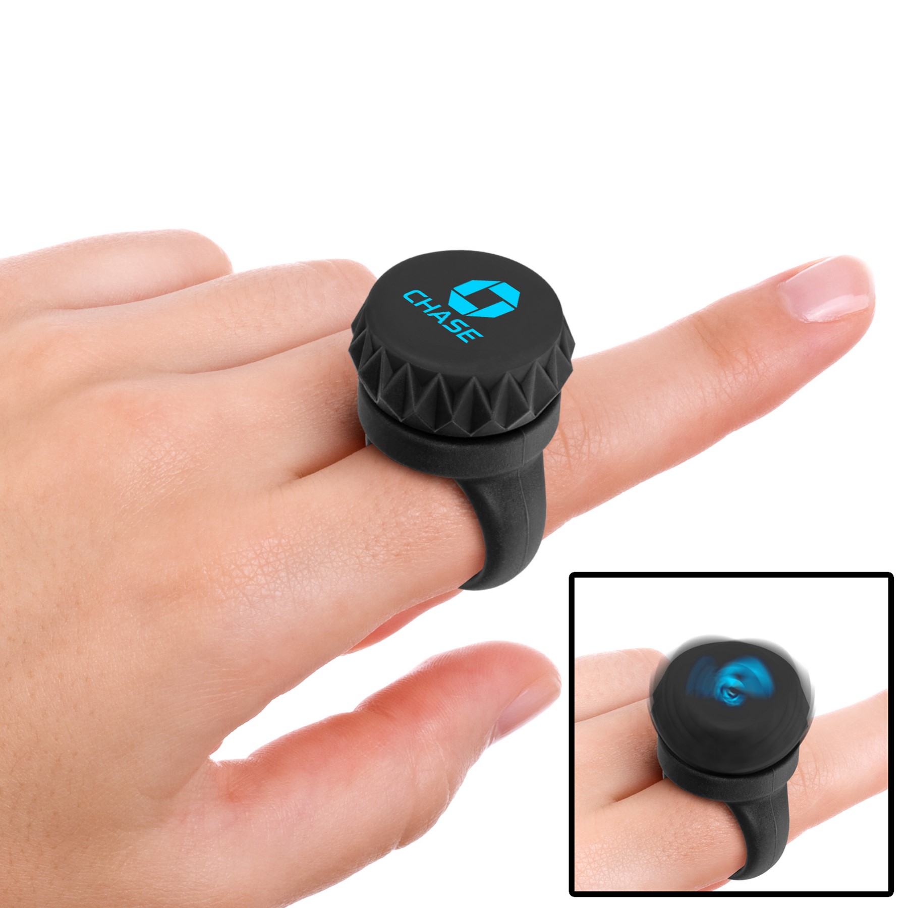 SmoothSpin Fidget Silicone Ring (Factory Direct) 10-12 Weeks 1