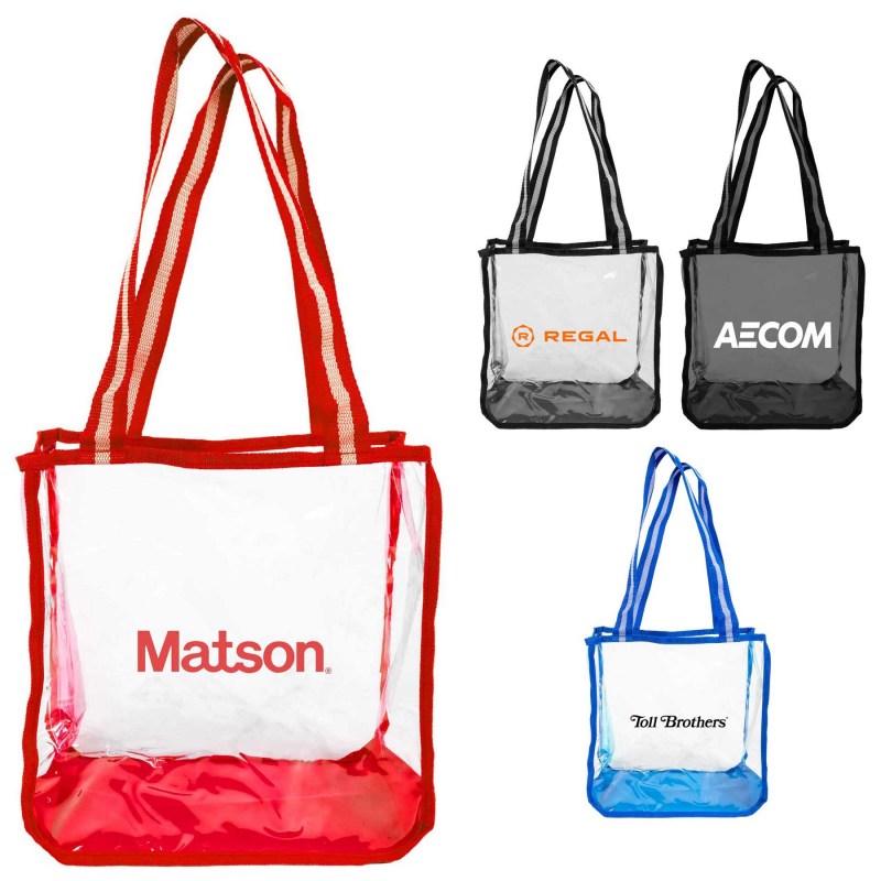 Eco-Friendly TPU Clear Gusset Shopping Tote 1 Eco-Friendly TPU Clear Gusset Shopping Tote 1