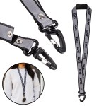 Reflective rPET Lanyard with Swivel Carabiner 1 Reflective rPET Lanyard with Swivel Carabiner 1
