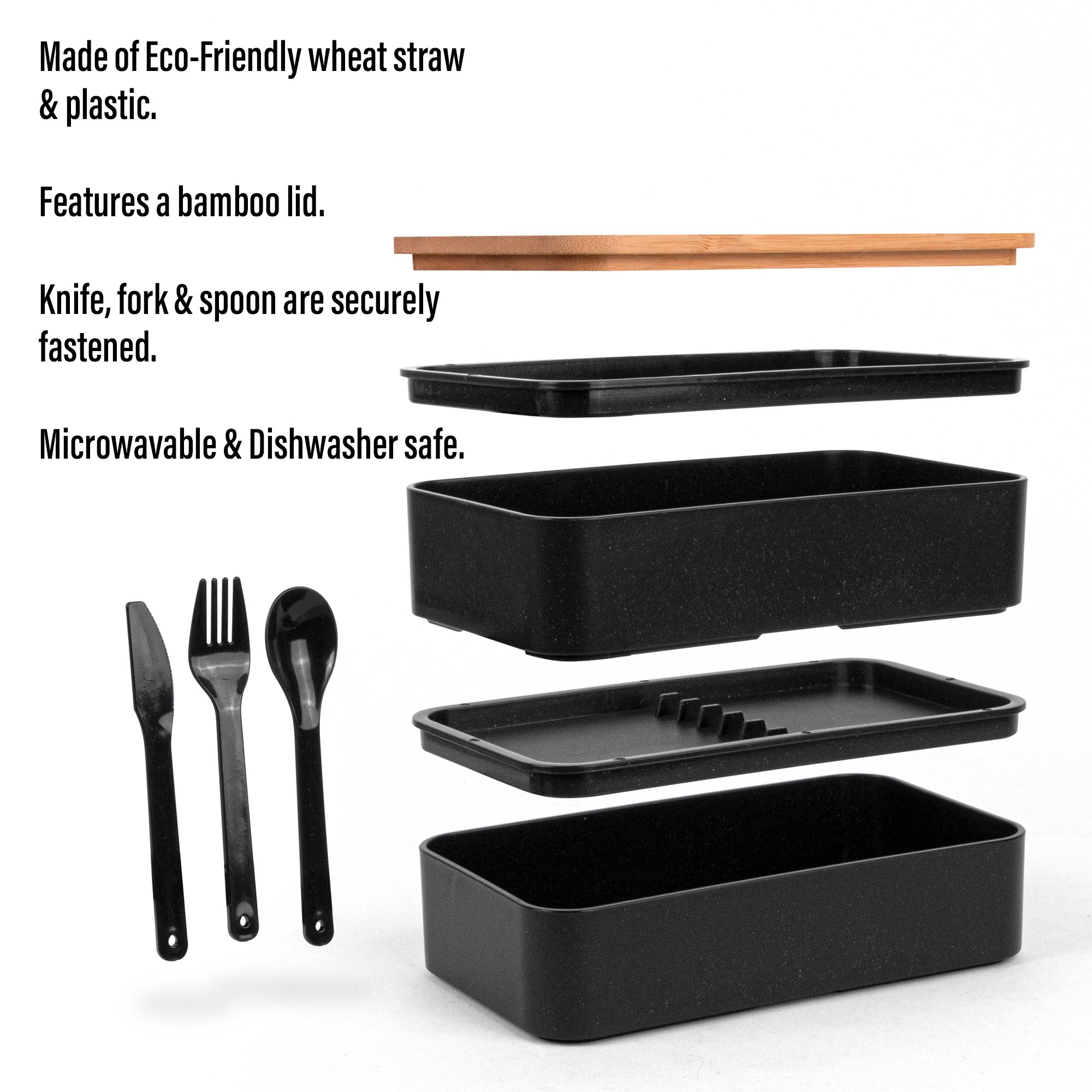 Wheat Straw Bento Box 1