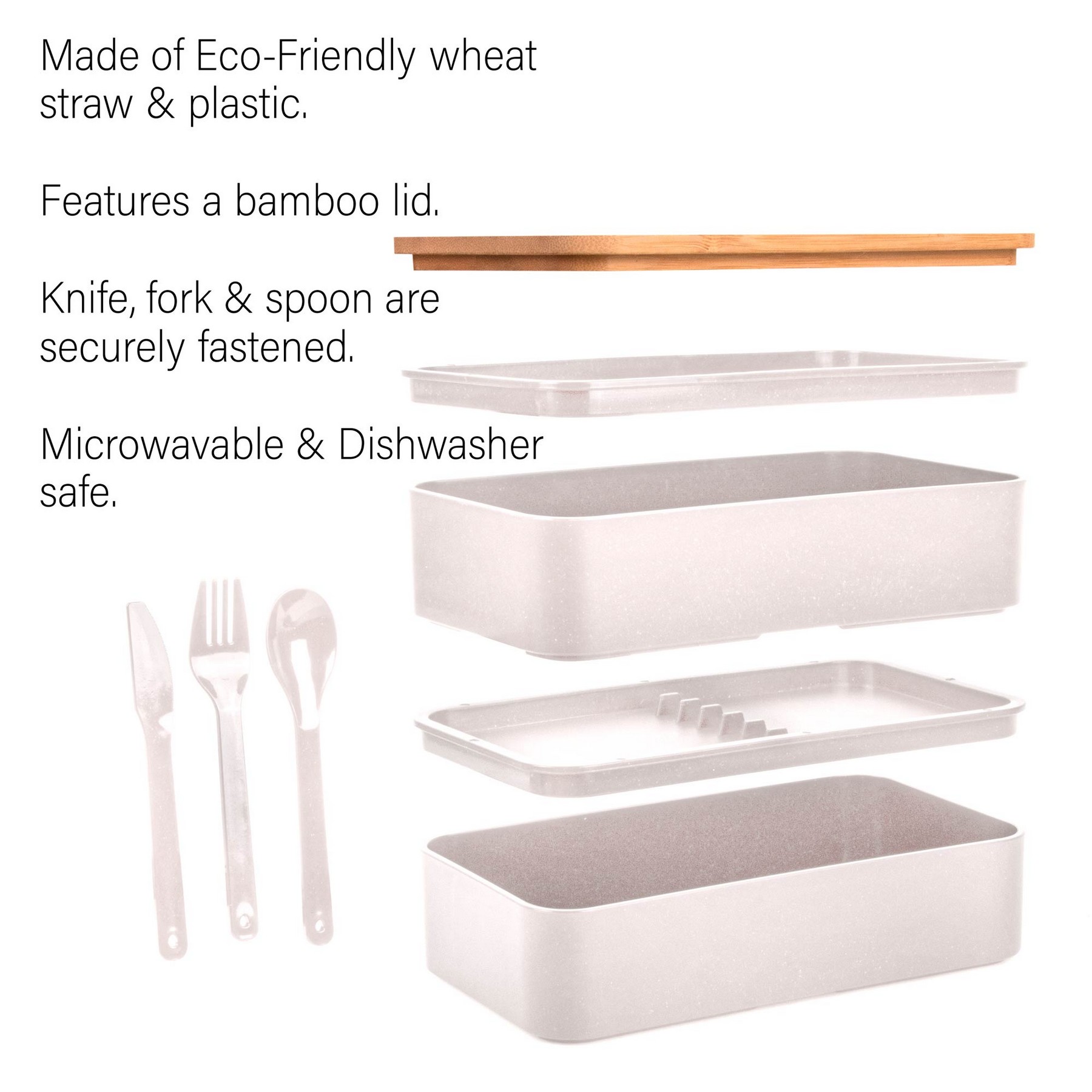 Wheat Straw Bento Box 1