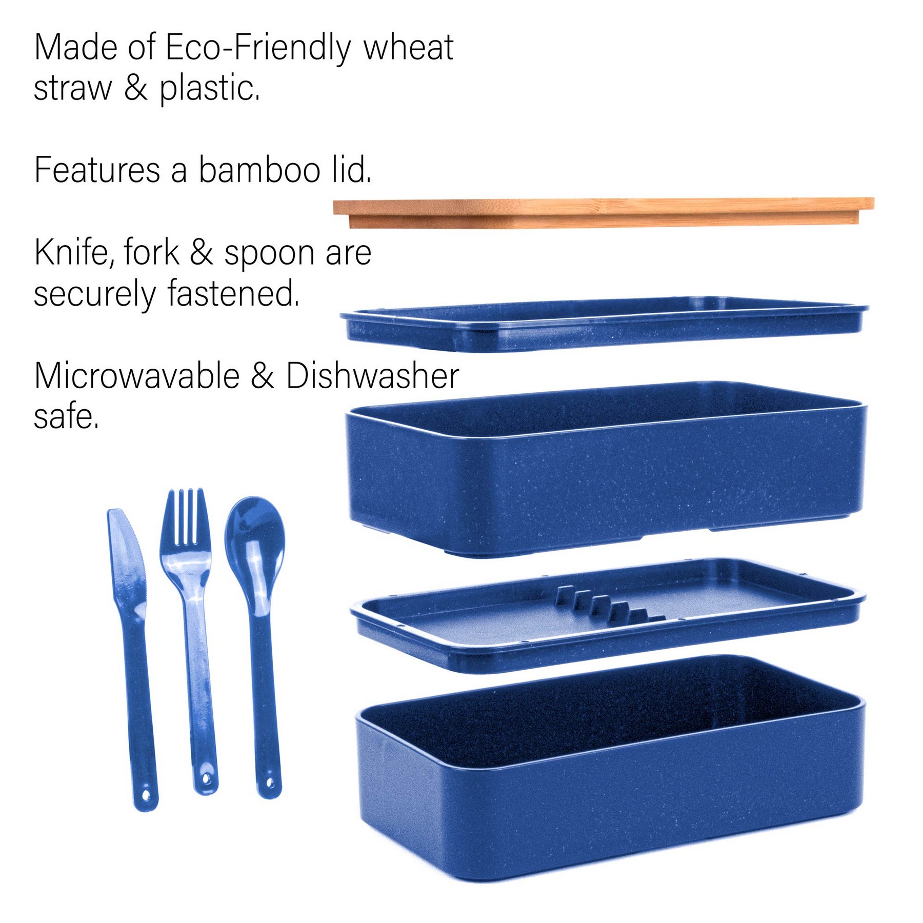 Wheat Straw Bento Box 1