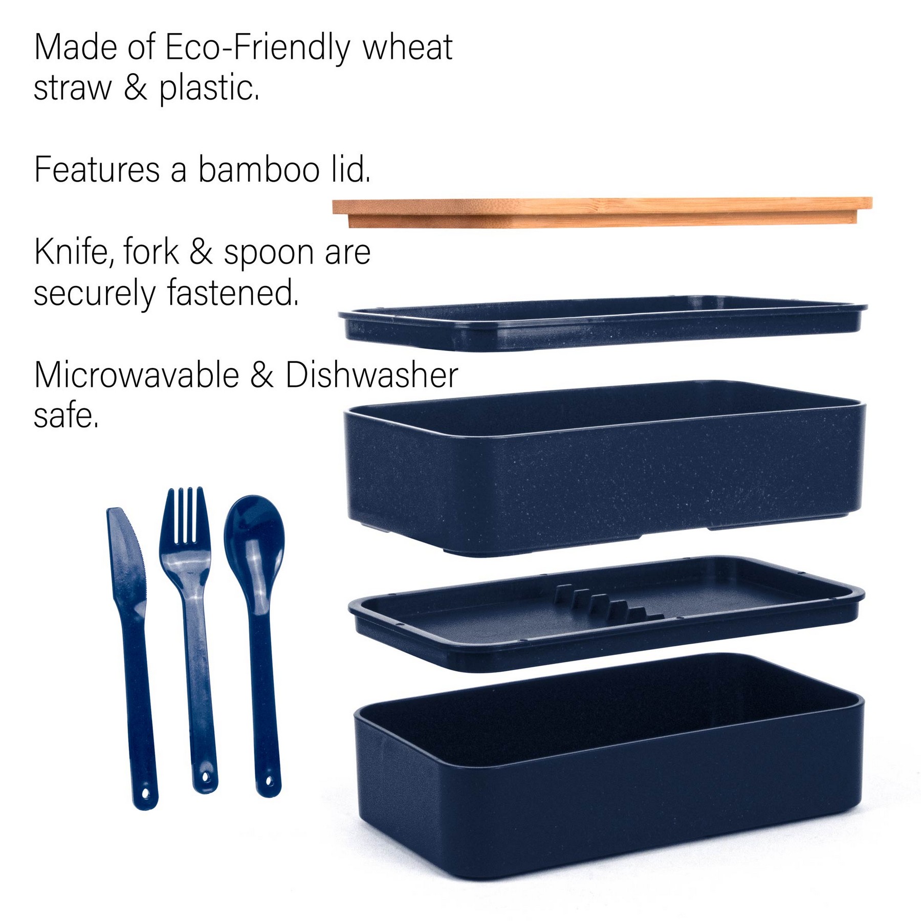 Wheat Straw Bento Box 1