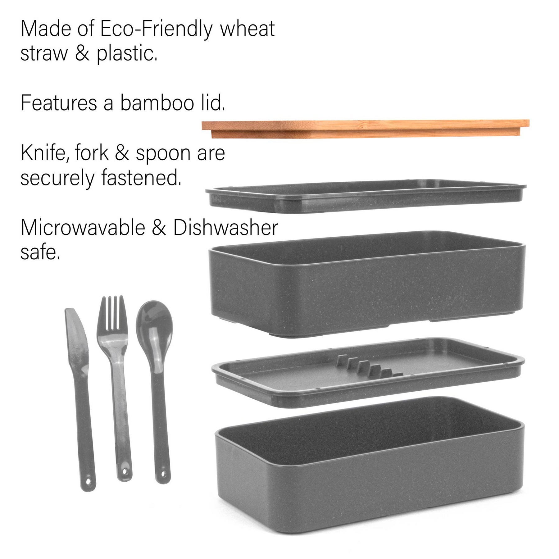 Wheat Straw Bento Box 1
