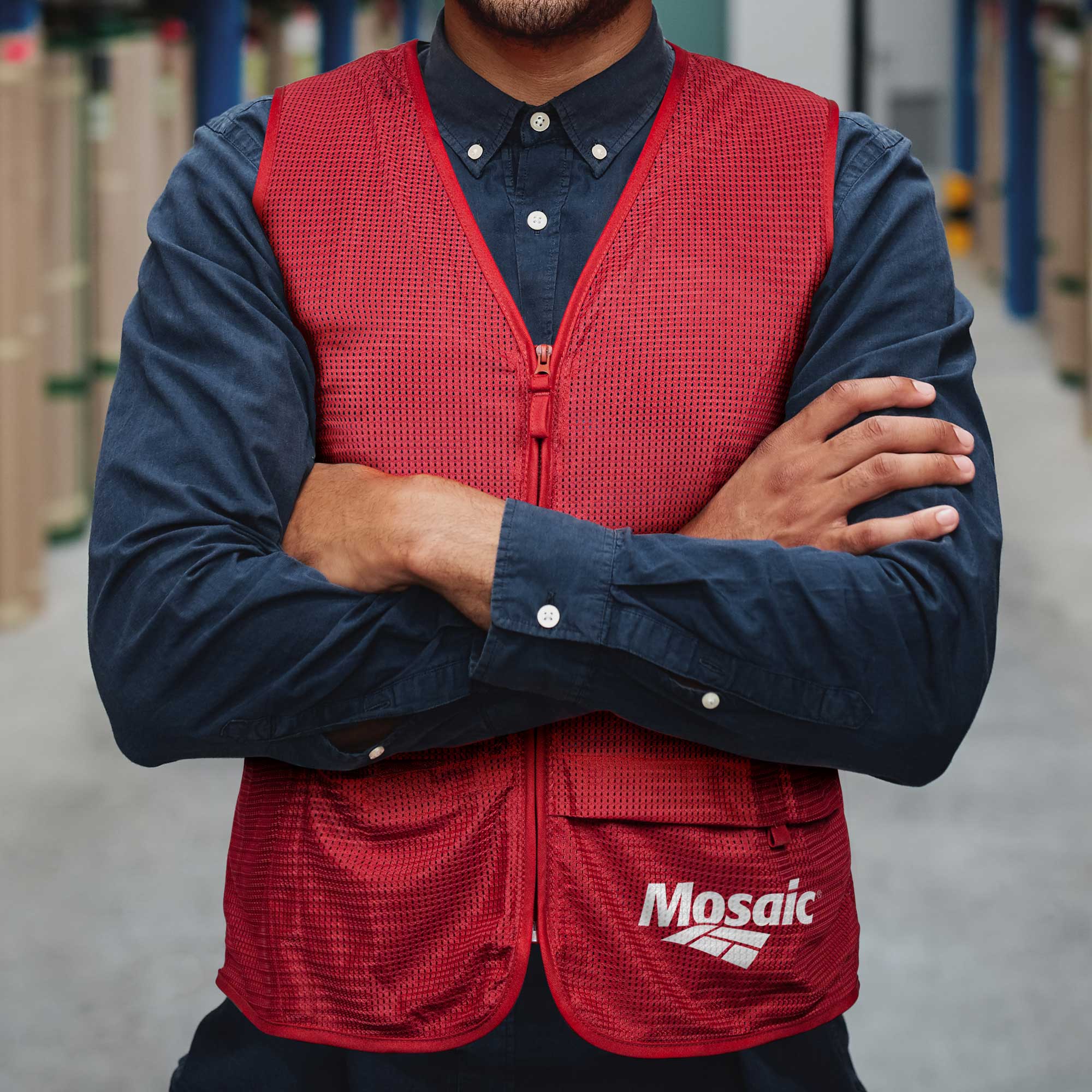 100% Polyester Premium Safety Vest (closeout) 1