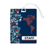 Imprinted Medium Luggage Tag (Factory Direct 10-12 Weeks Ocean) 1 Imprinted Medium Luggage Tag (Factory Direct 10-12 Weeks Ocean) 1