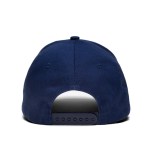 Snapback Cotton Baseball Cap (QuickShip - 3-4 Weeks) - Blue Blank Back Snapback Cotton Baseball Cap (QuickShip - 3-4 Weeks) - Blue Blank Back