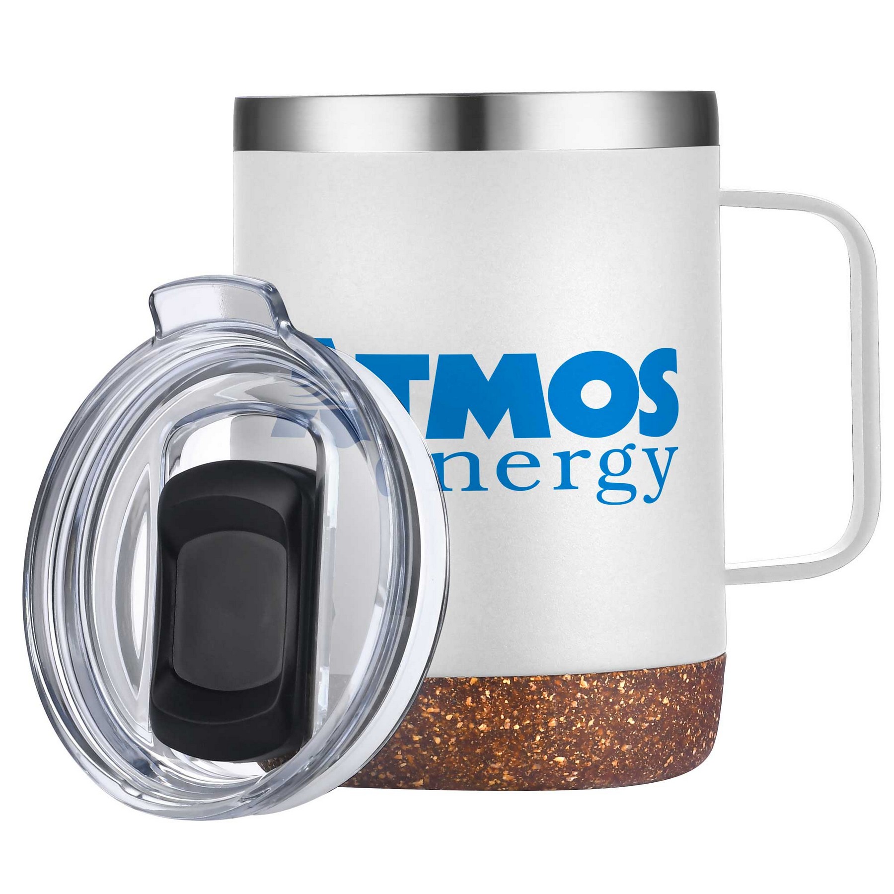 12oz. Vacuum Insulated SS Mug with Cork Bottom 1