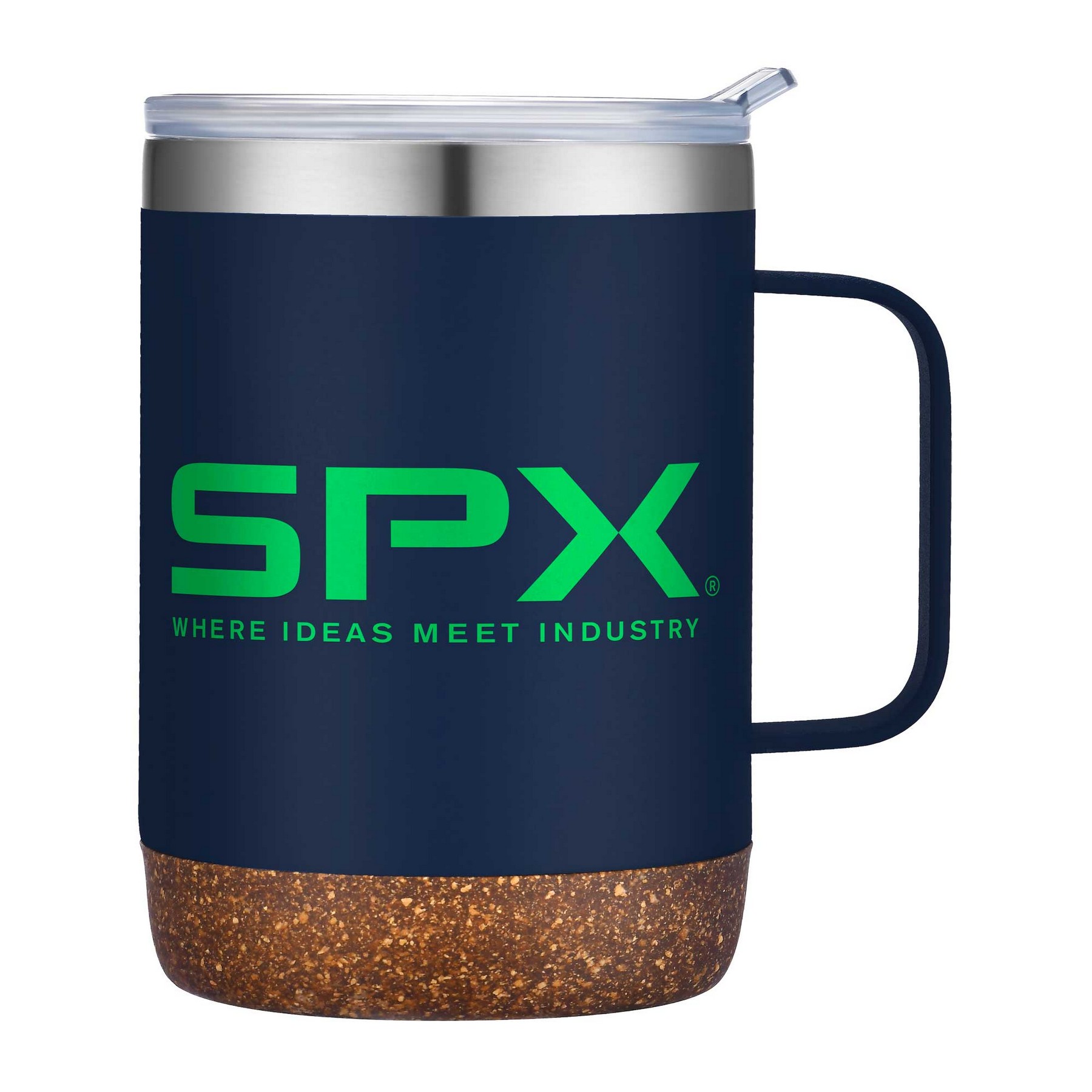 12oz. Vacuum Insulated SS Mug with Cork Bottom 1