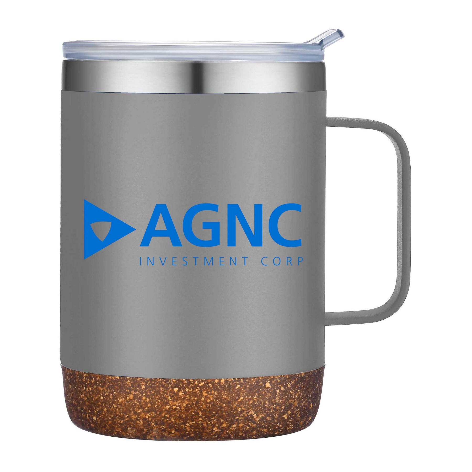 12oz. Vacuum Insulated SS Mug with Cork Bottom 1