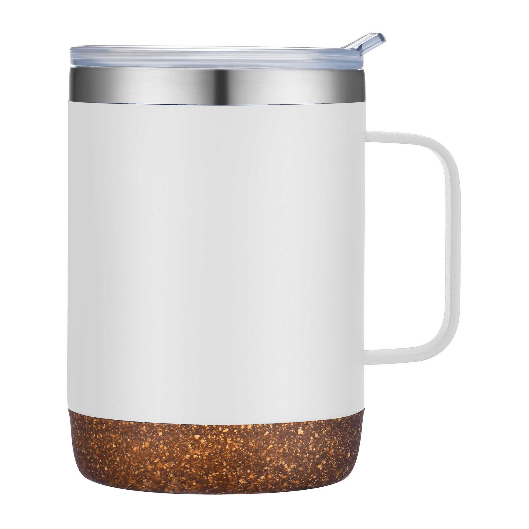 12oz. Vacuum Insulated SS Mug with Cork Bottom 1