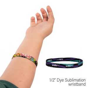 1/2" Wide Elastic Wrist Band (Factory Direct - 10-12 Weeks Ocean) 1 1/2" Wide Elastic Wrist Band (Factory Direct - 10-12 Weeks Ocean) 1