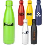 Powder Coated Hydro-Soul Water Bottle With Copper Lining - 17 Oz. 1 Powder Coated Hydro-Soul Water Bottle With Copper Lining - 17 Oz. 1
