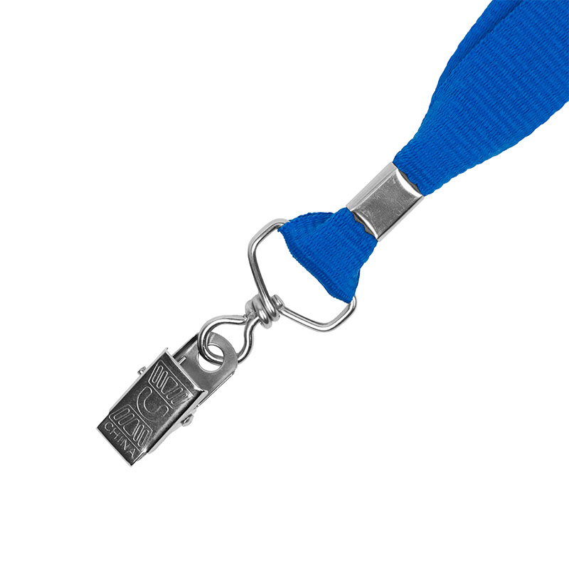 3/4" Eco Friendly rPET Lanyard w/ Bulldog Clip 1