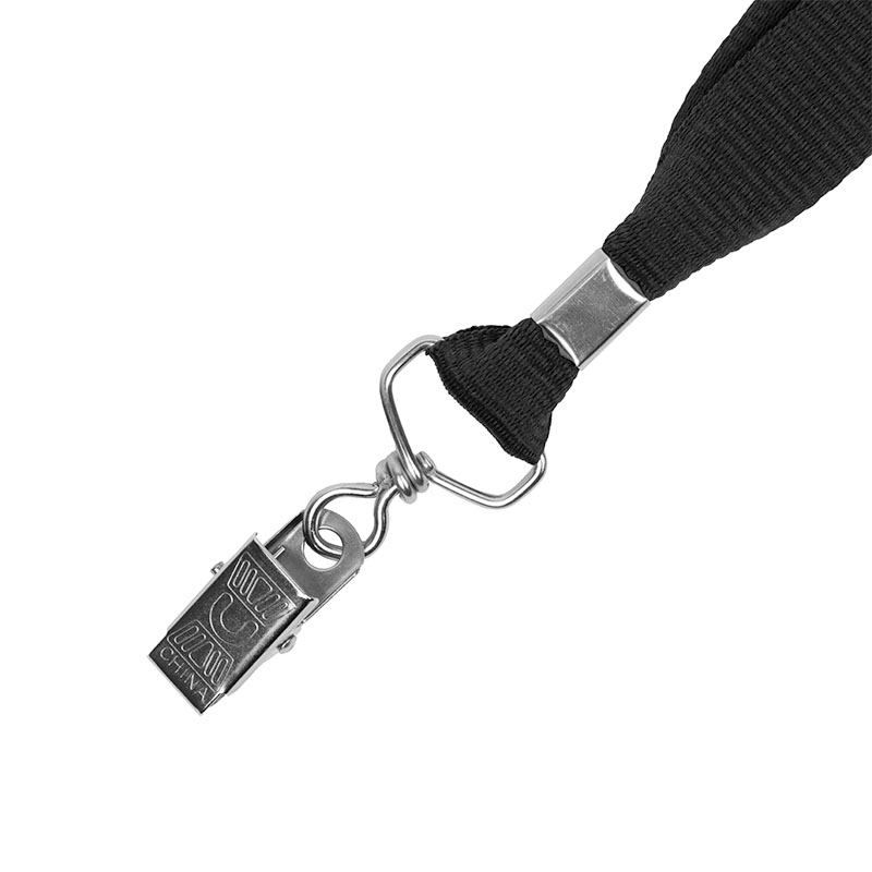 3/4" Eco Friendly rPET Lanyard w/ Bulldog Clip 1