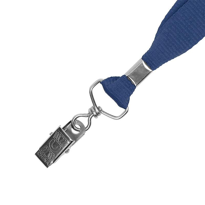 3/4" Eco Friendly rPET Lanyard w/ Bulldog Clip 1