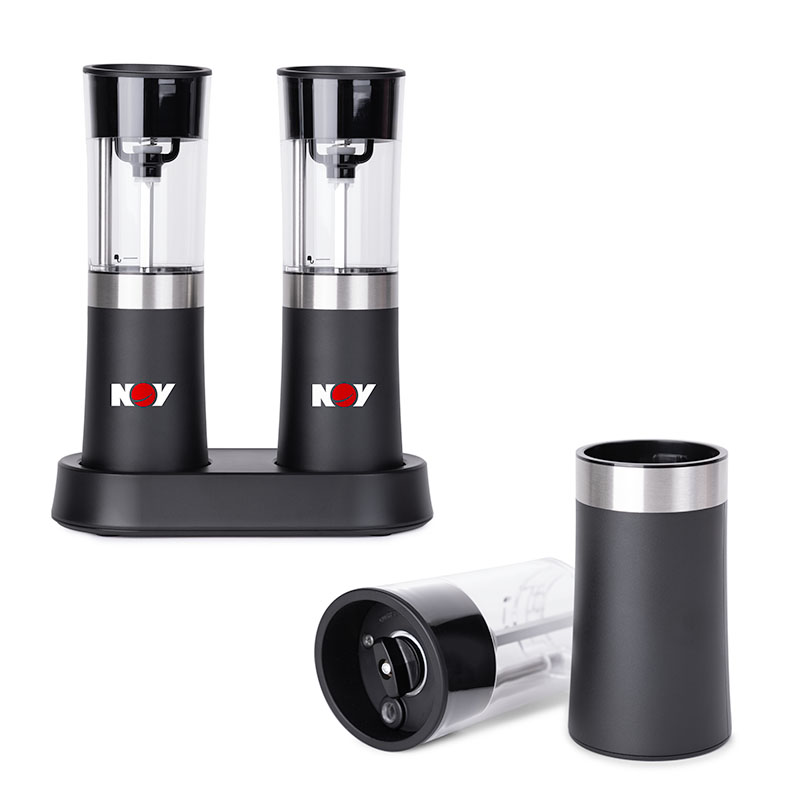 LuxGrind Rechargeable Salt & Pepper Mill Grinder 1 LuxGrind Rechargeable Salt & Pepper Mill Grinder 1