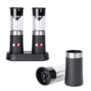 LuxGrind Rechargeable Salt & Pepper Mill Grinder 1 LuxGrind Rechargeable Salt & Pepper Mill Grinder 1