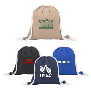 Recycled Threads Drawstring Bag 1 Recycled Threads Drawstring Bag 1