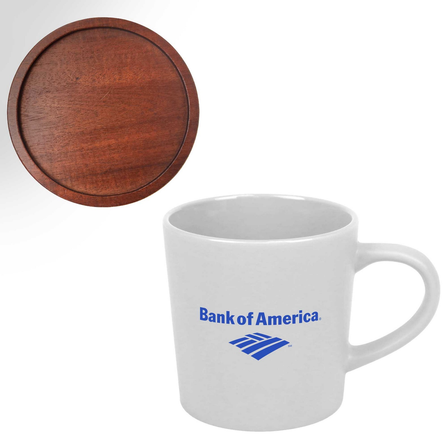 16oz. Ceramic Mug with Sealing Wood Lid 1