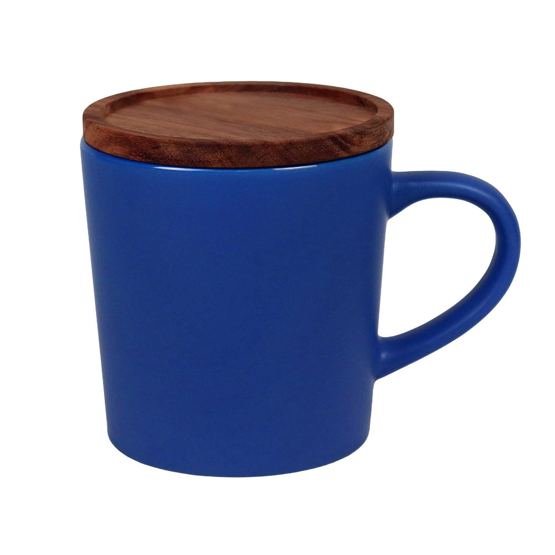 16oz. Ceramic Mug with Sealing Wood Lid 1