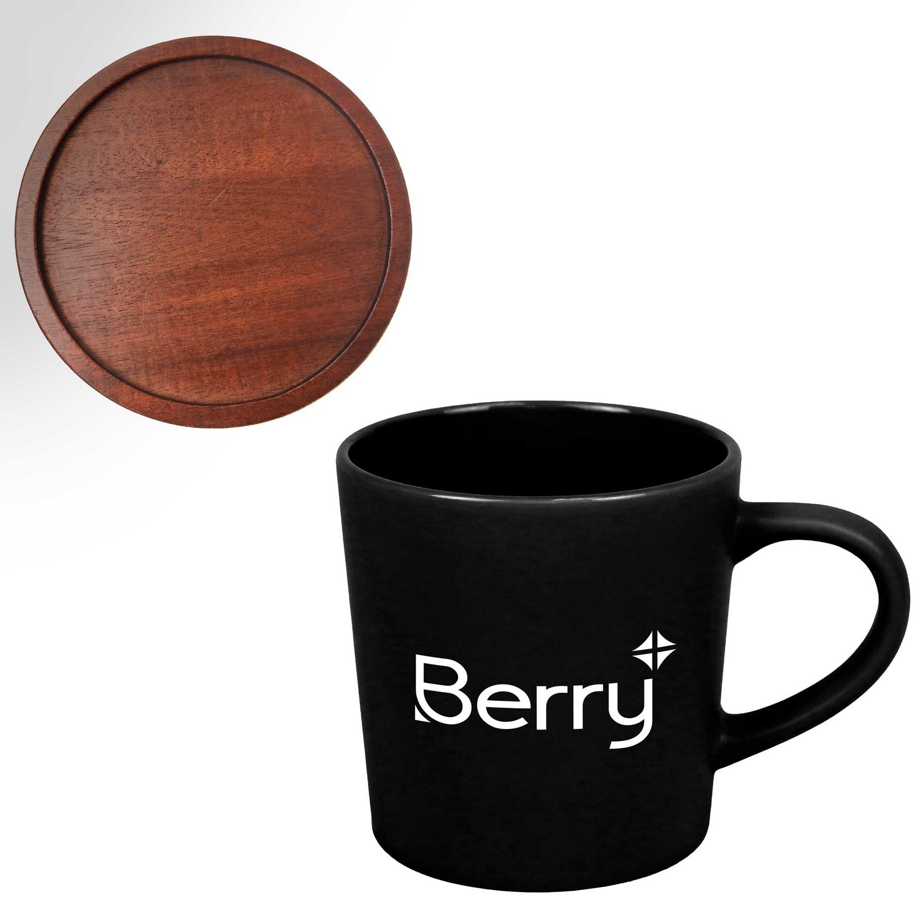 16oz. Ceramic Mug with Sealing Wood Lid 1