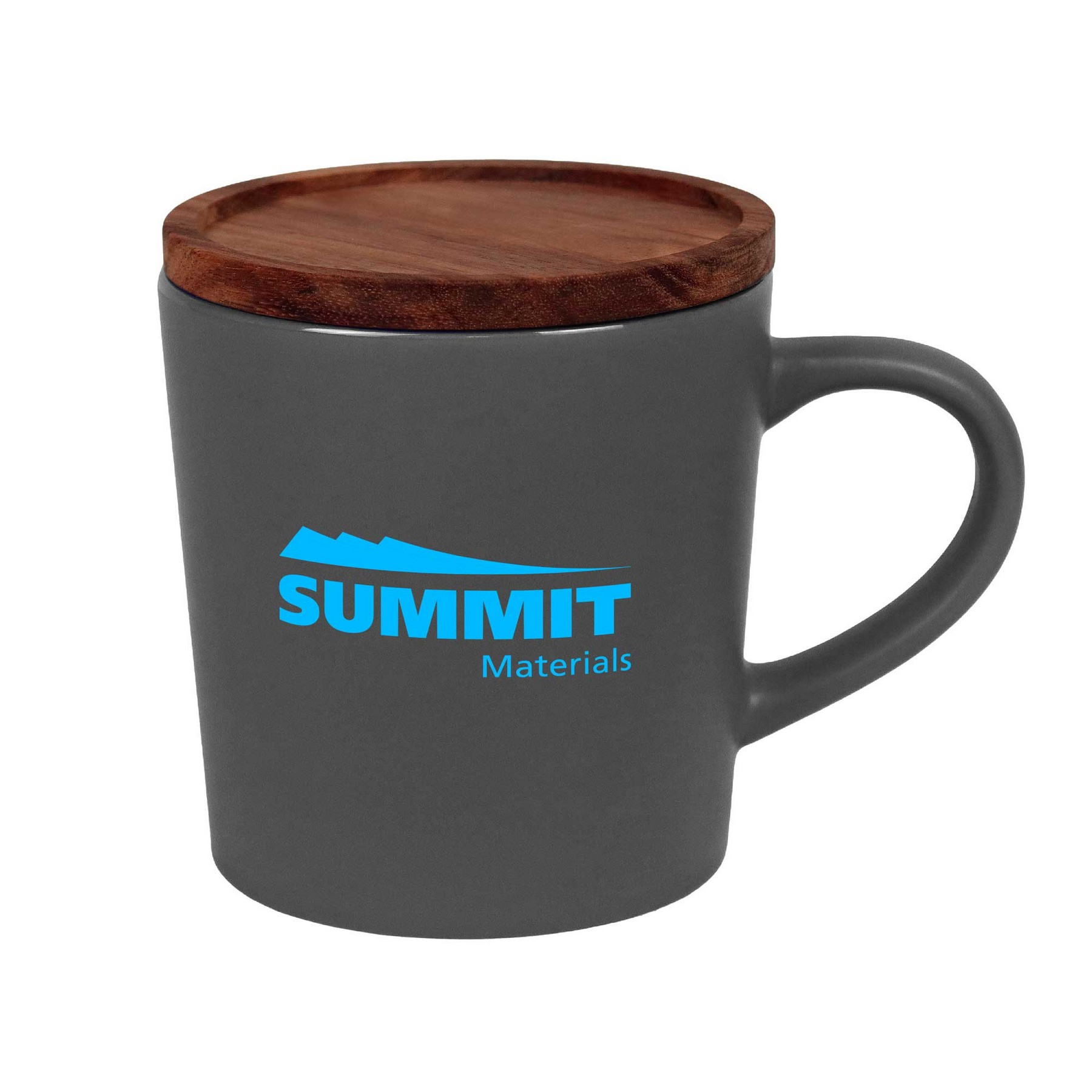 16oz. Ceramic Mug with Sealing Wood Lid 1