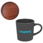 16oz. Ceramic Mug with Sealing Wood Lid 13 16oz. Ceramic Mug with Sealing Wood Lid 13
