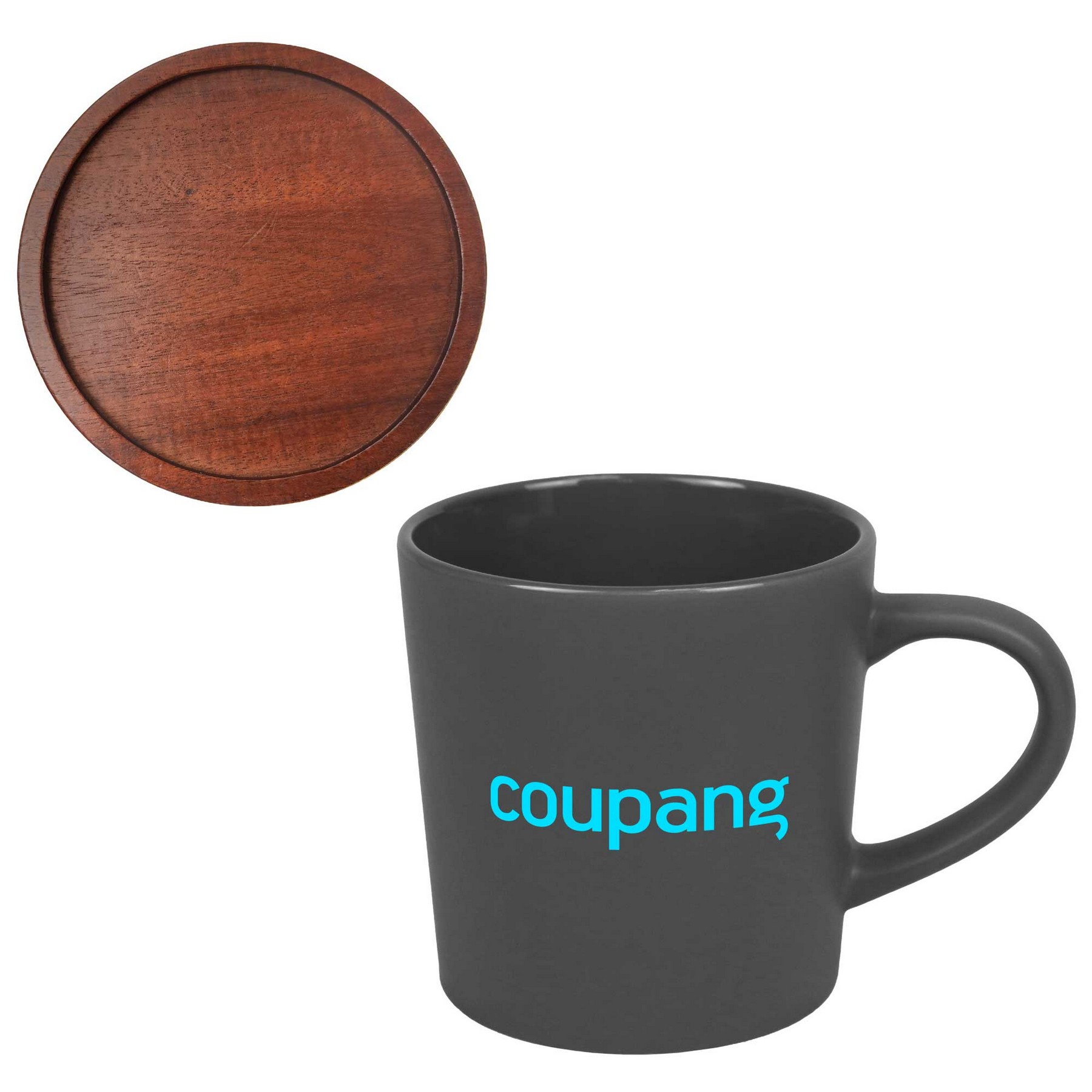 16oz. Ceramic Mug with Sealing Wood Lid 1