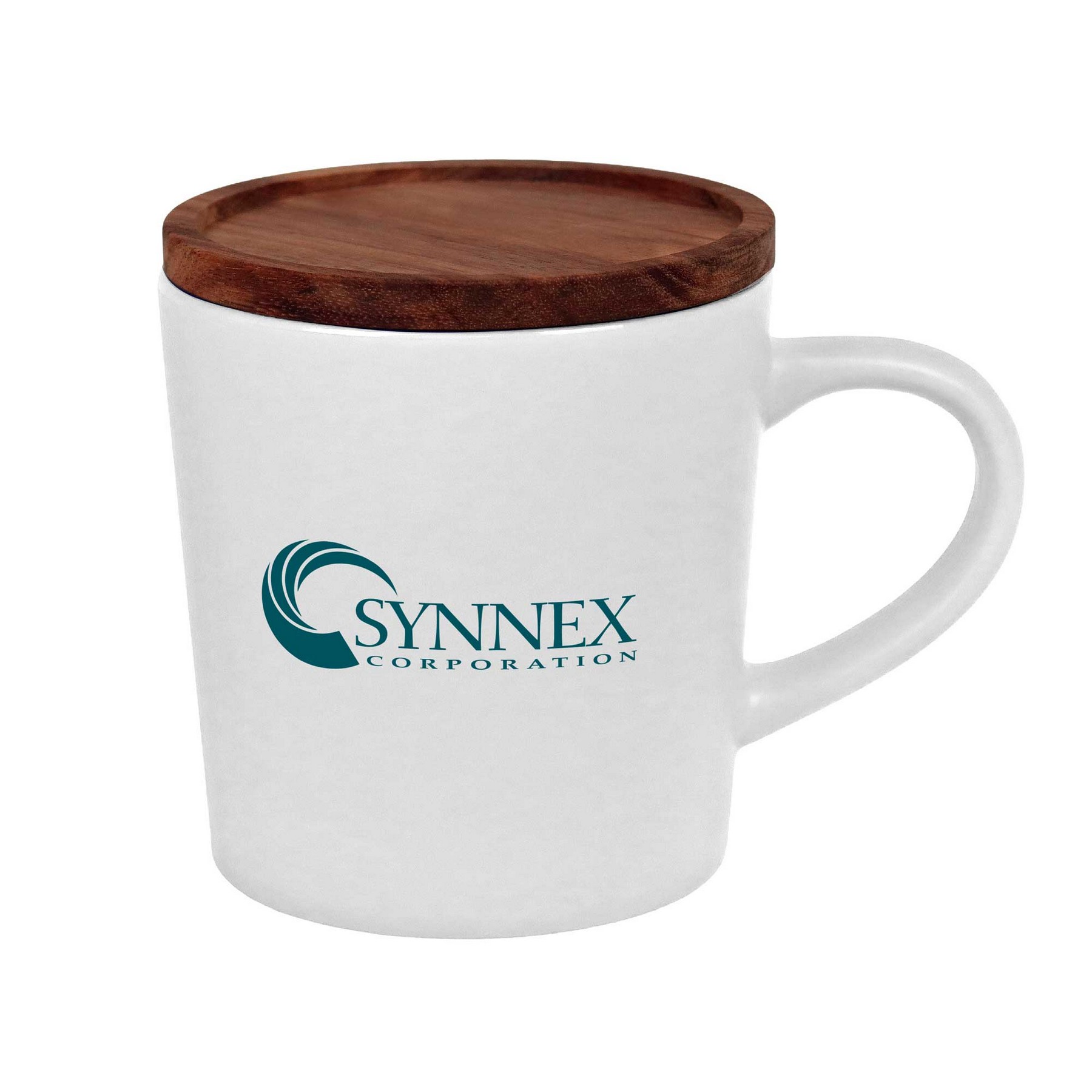 16oz. Ceramic Mug with Sealing Wood Lid 1