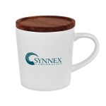 16oz. Ceramic Mug with Sealing Wood Lid 3 16oz. Ceramic Mug with Sealing Wood Lid 3